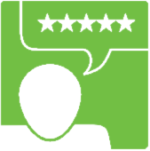 Button for patient reviews page